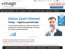 Tablet Screenshot of enago.com.tr